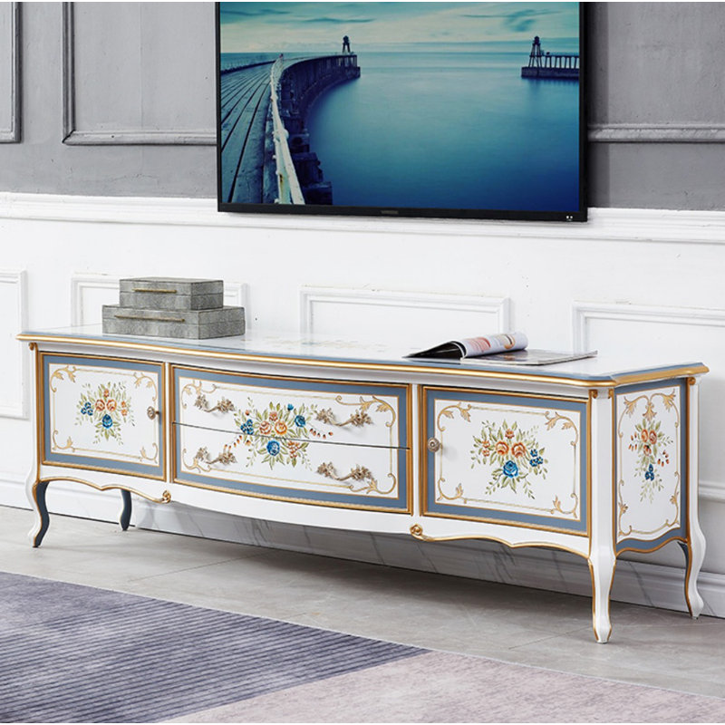 Creative Painted TV Cabinet, 20.47"H x 78.74"L x 18.9"W