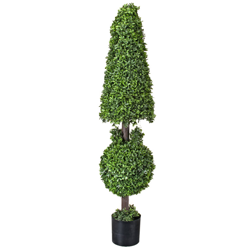 Topiaire de buis artificiel 46 po en pot