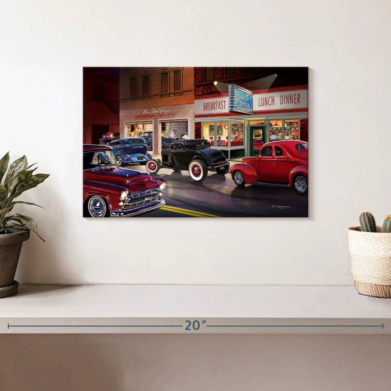 Phil's Diner, 8" H x 12" W