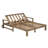 Outdoor Chaise Lounge With Double Seats-940627123
