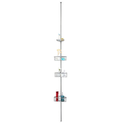 Mariano Tension Pole Stainless Steel Shower Caddy