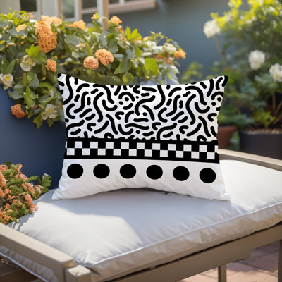 Oreiller rectangulaire réversible intérieur / extérieur Kixie