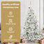 Artificial Hinged Christmas Tree with 300 LEDs PVC-927996982-927996976