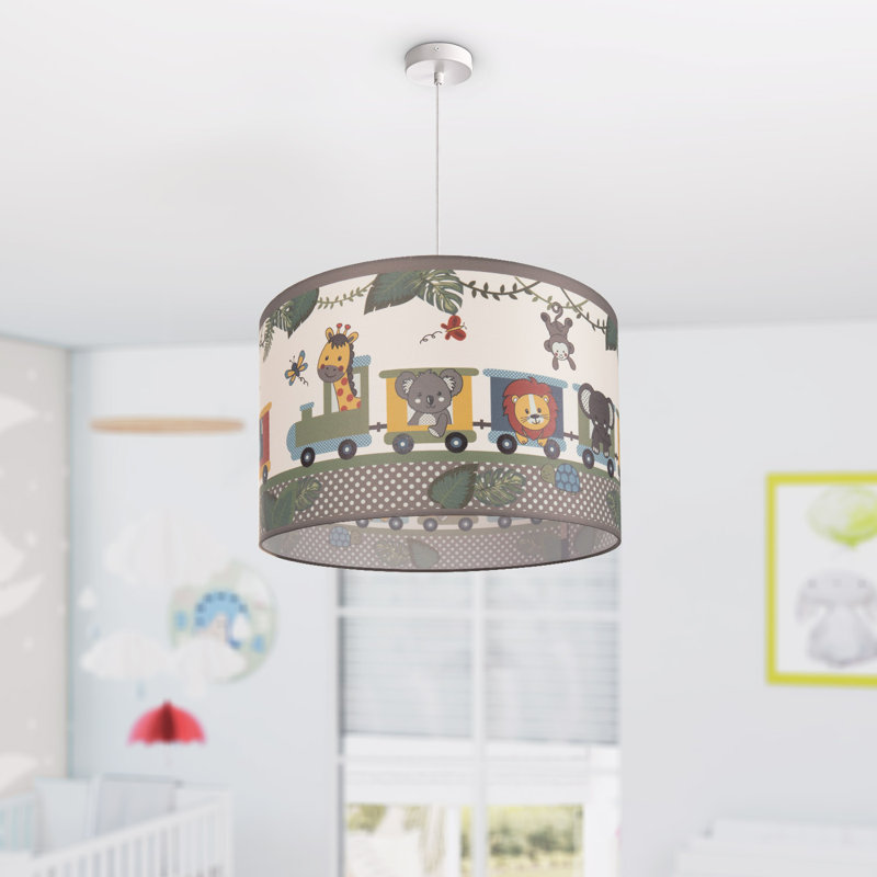 Charly 1-Light Drum Pendant