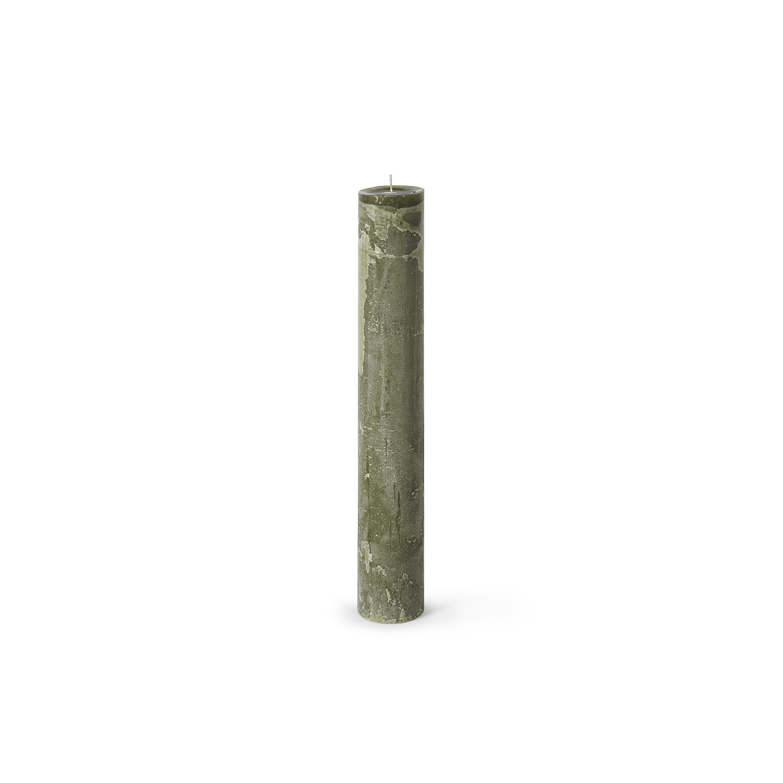 Unscented Pillar Candle, Linen, 17.75" H x 2.75" W x 2.75" D