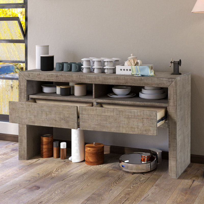 Commode d'appoint Champi, Gris