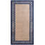 Tapis brun antique en laine antique chinois