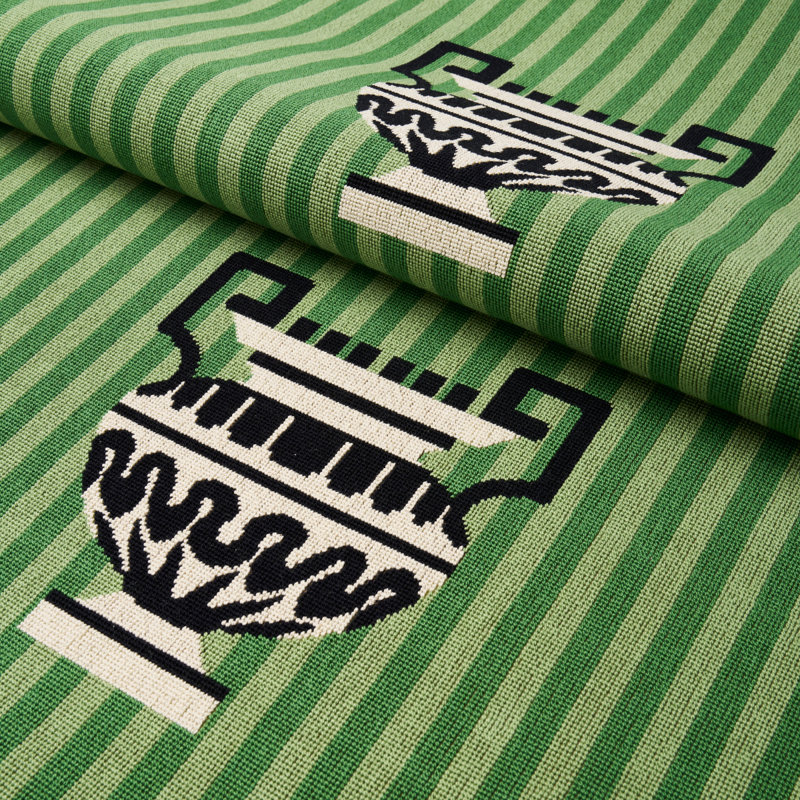 Clermont Épinglé Fabric, Green