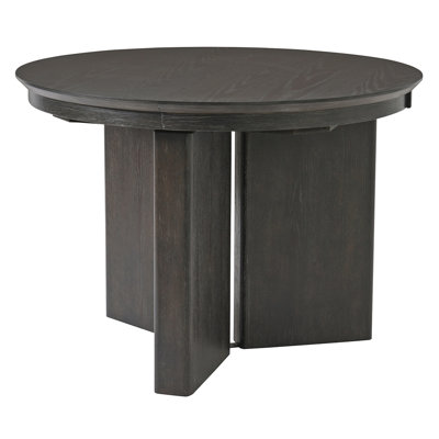 Oval Extendable Kitchen Dining Table with Pedestal Base