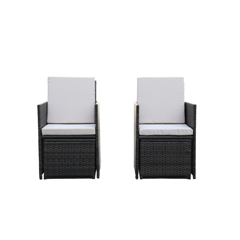 Fauteuil de patio avec repose-pieds Engelman