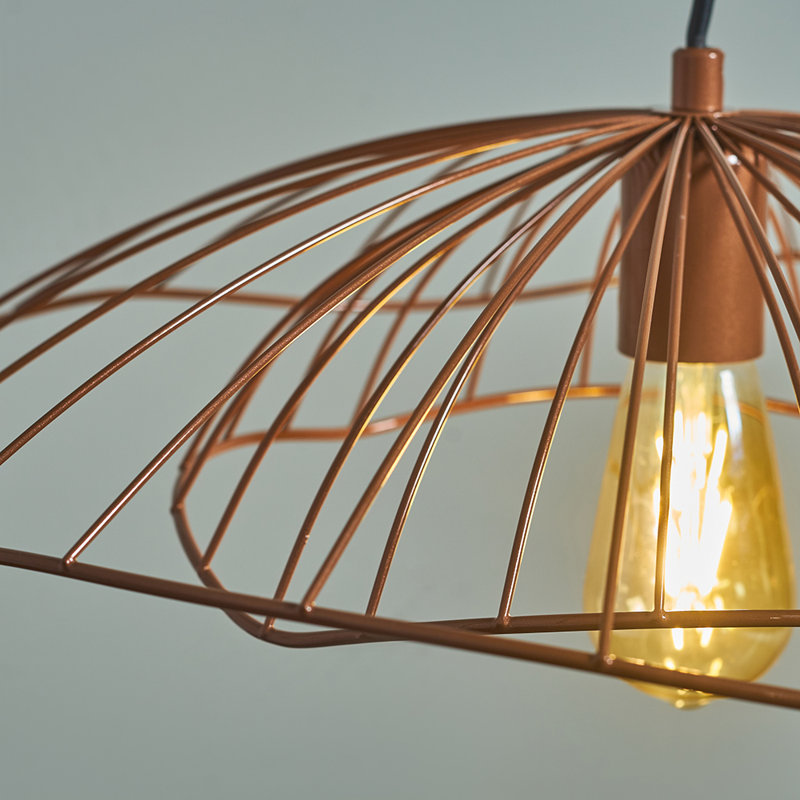 1 - Light Cone Pendant, Copper