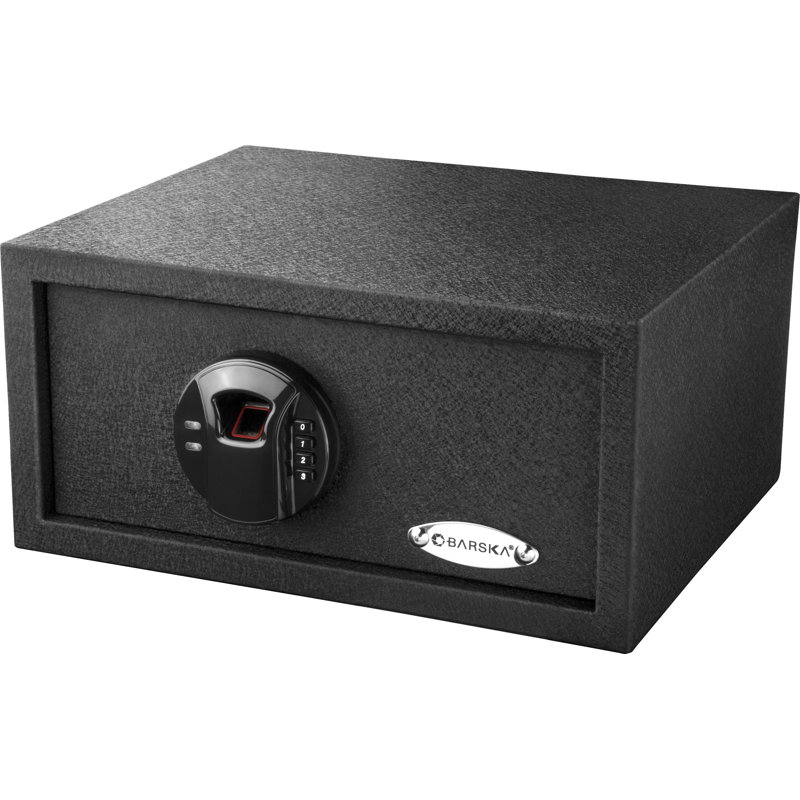 0.46 CUBIC FT BIOMETRIC KEYPAD SECURITY SAFE