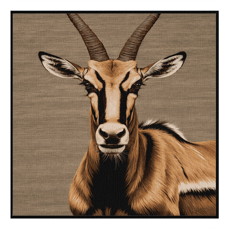 Tapis lavable Hartebeest, Carré 5 pi