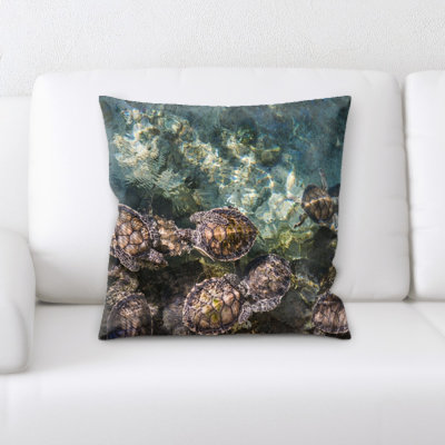Microsuede Reversible Throw Pillow