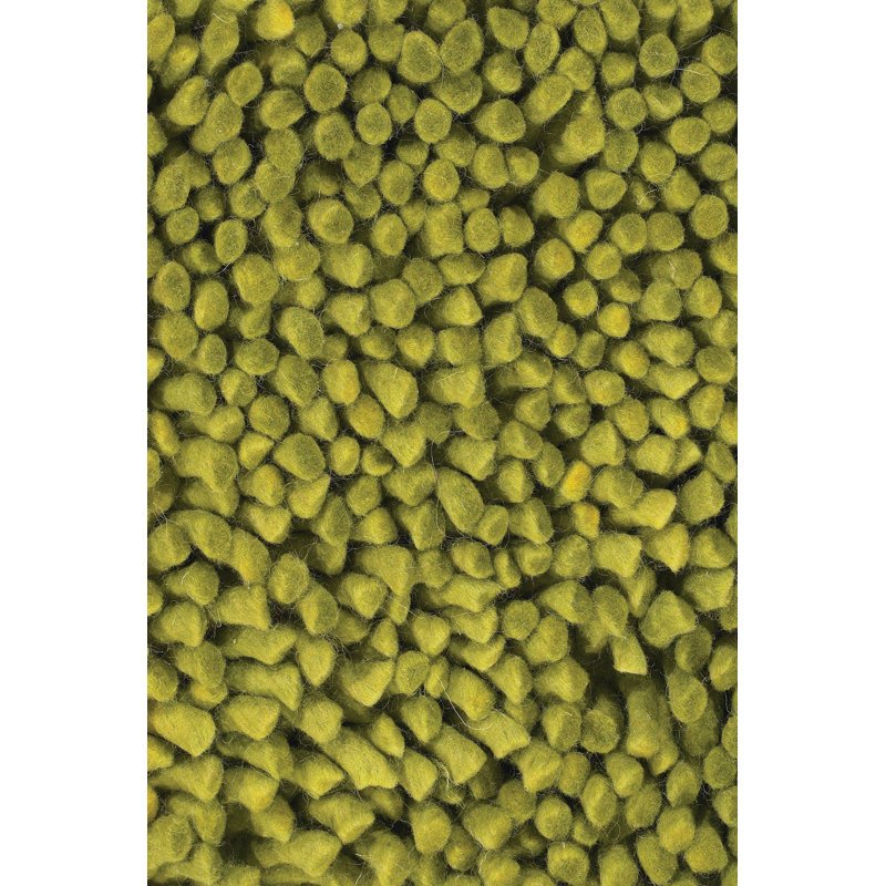 Strata Wool Area Rug in Green, Rectangle 7'9" x 10'6", Green