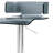 Adjustable Bedroom Stool With Swivel Function And Grey Modern Height Support