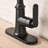 Remeslo Collection Single-Handle Deckmount Lavatory Bathroom Faucet with Drain Assembly - Matte Black-122356318