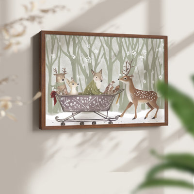 Chirstmas Art-XLV -Framed Print - Restickable