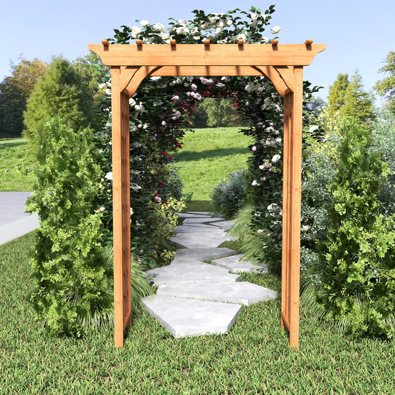 Treillis de mariage classique en bois