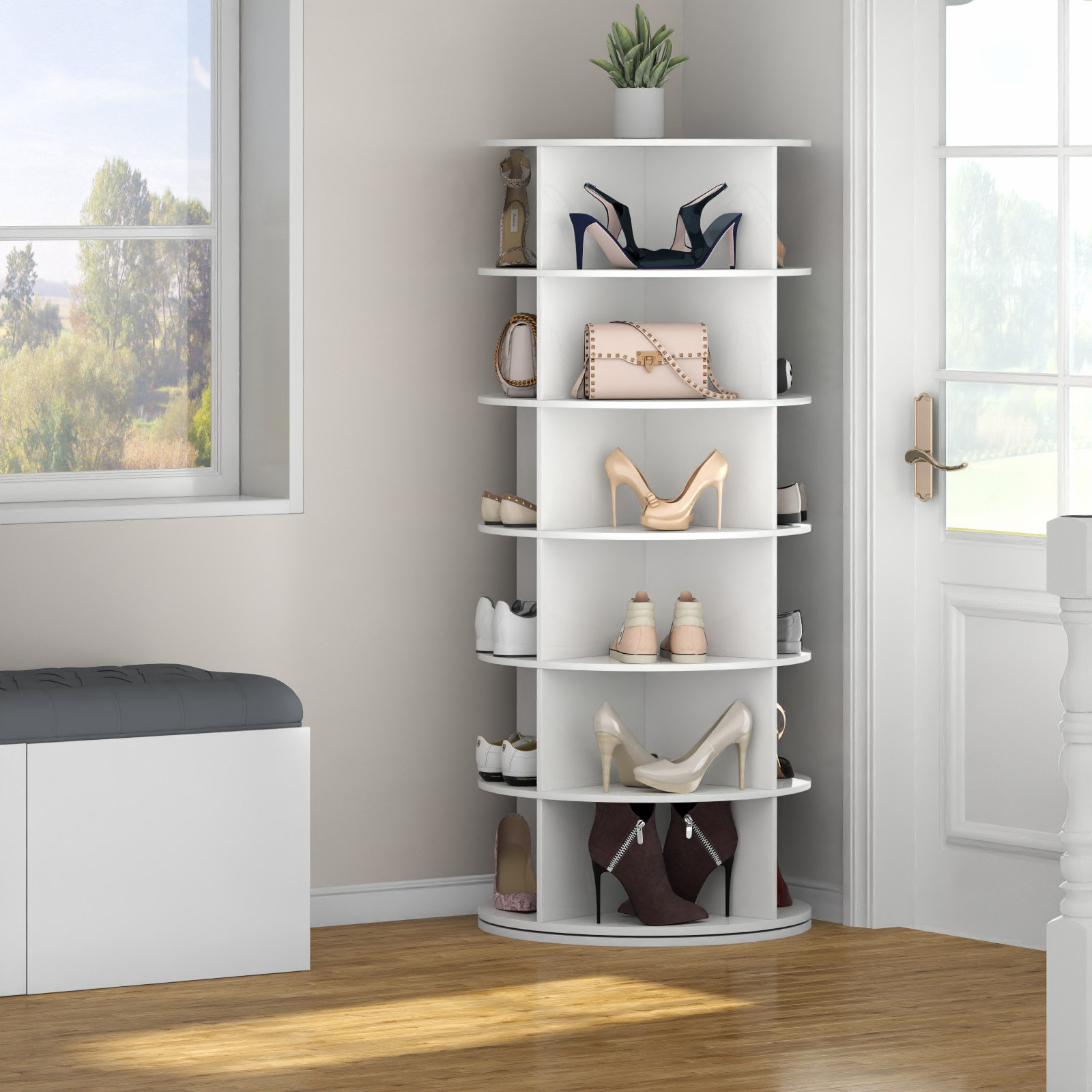 Hokku Designs 28 Pair Shoe Storage & Reviews | Wayfair