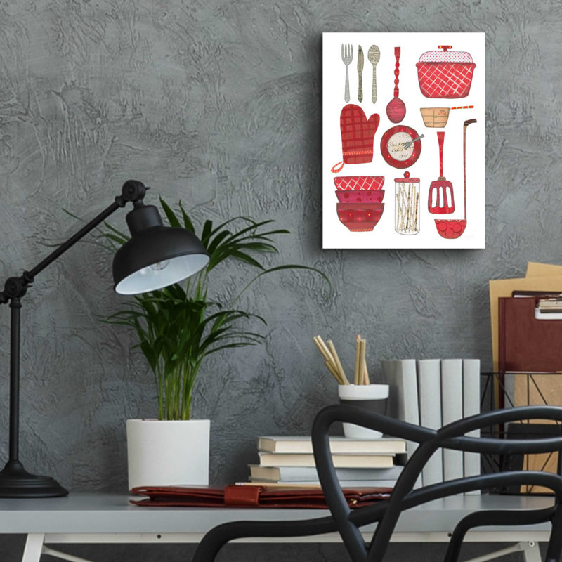 «Cool Kitchen II» par Courtney Prahl, H 16 po x l 12 po x P 0,13 po
