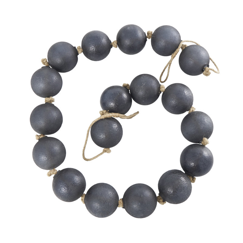 Guirlande Pearl, L 91 po, Noir