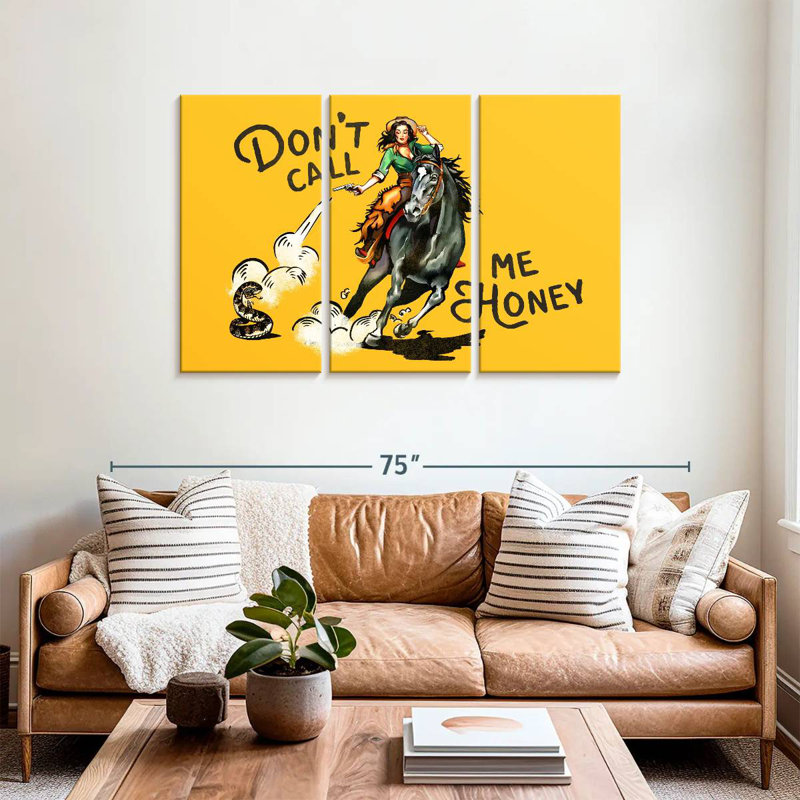 Lelar Don't Call Me Honey, 36" H x 57" W