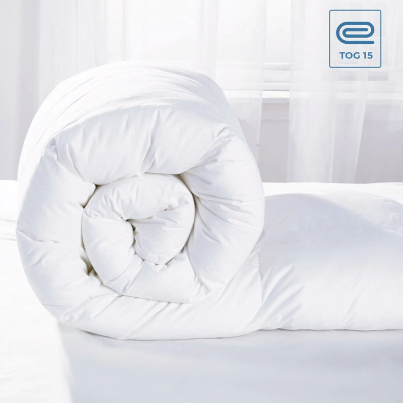 Hollowfiber 15 Quilted Warm Duvet Winter Tog, Double