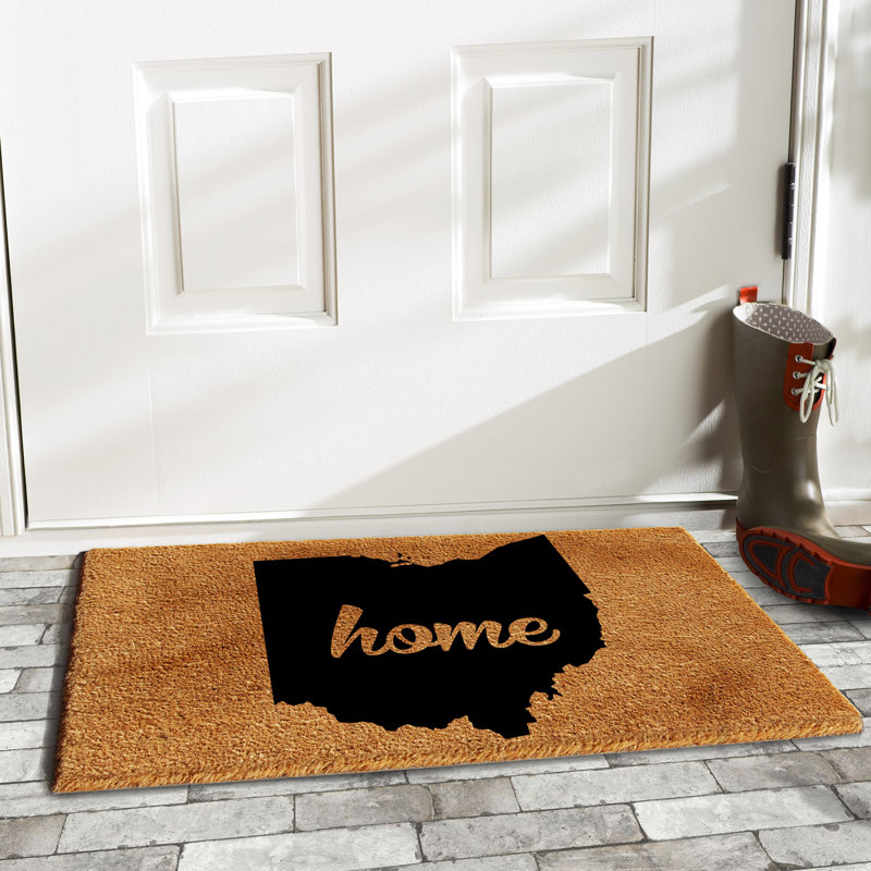 Anabriana Non-Slip Outdoor Doormat, 0.6" L x 36" W x 24" D