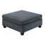 Repose-pieds confortable en chenille pour le salon