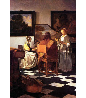" Musical Trio " by Johannes Vermeer