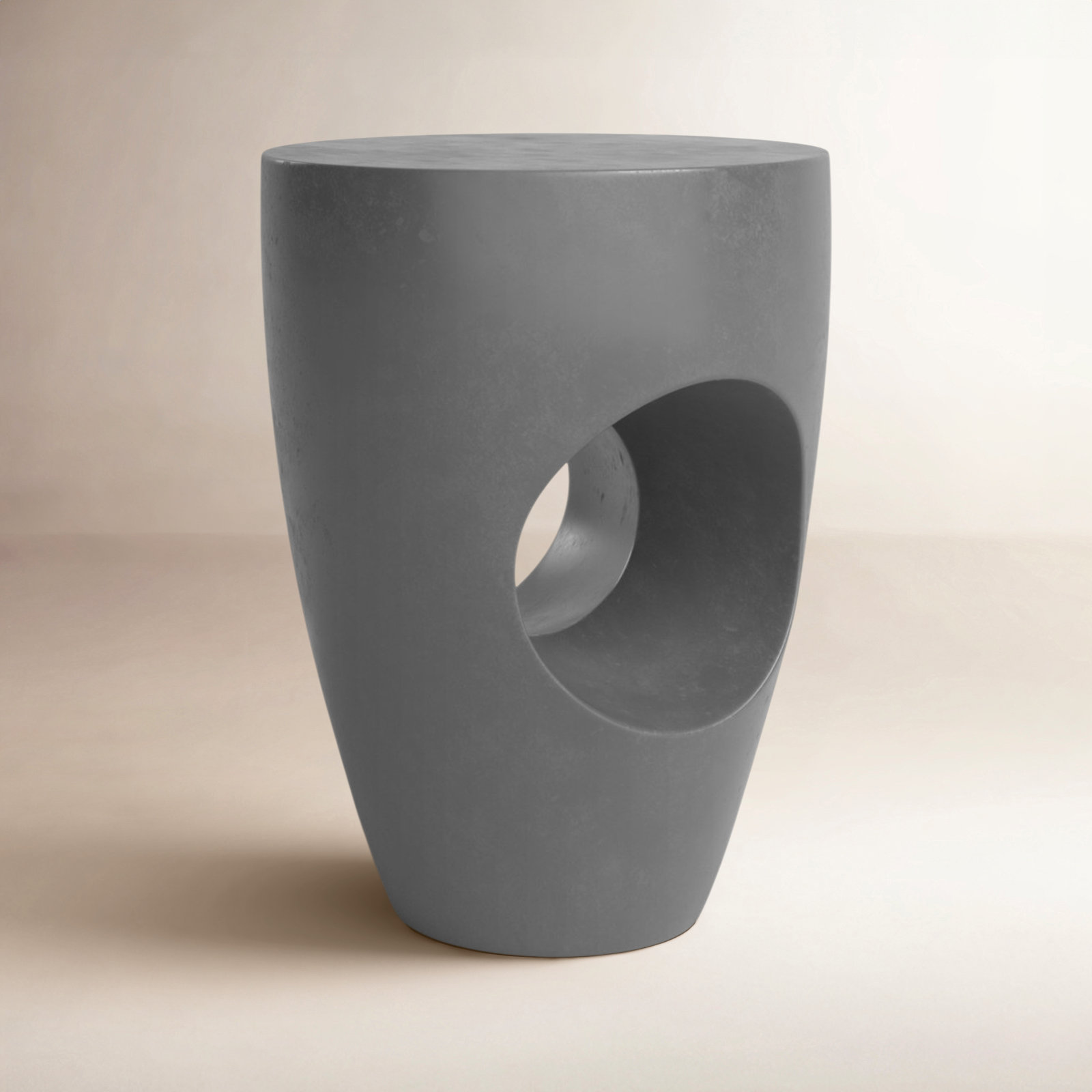 Avoriaz End Table, Dark Gray