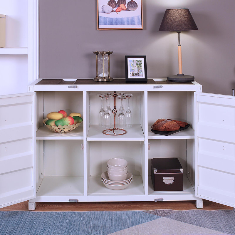 Console 46,25 po Shant, Blanc sable