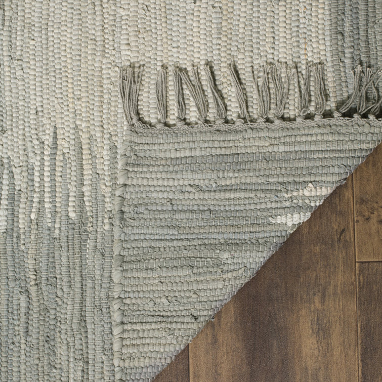 Cayman Hand Woven Cotton Abstract Rug