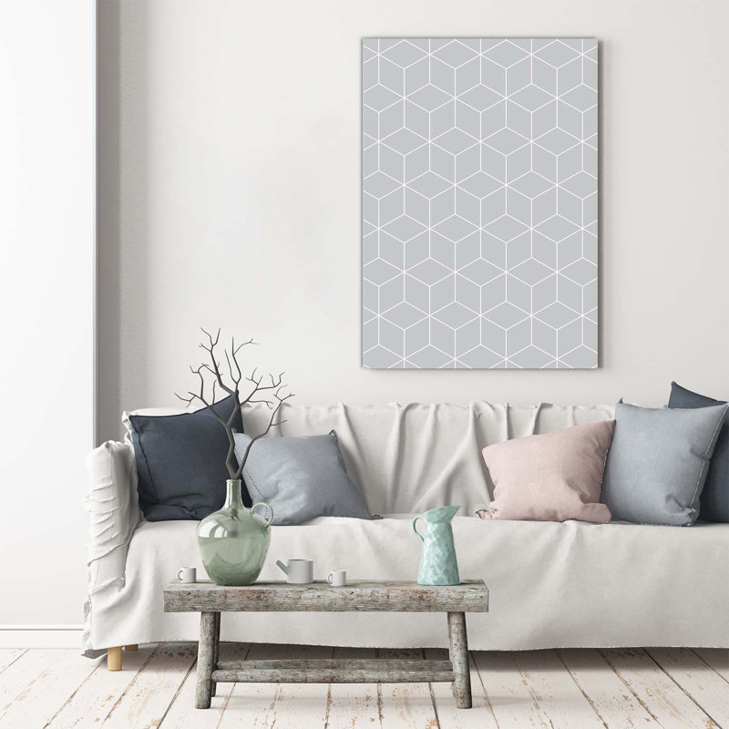 Geometric Background - Wrapped Canvas Print