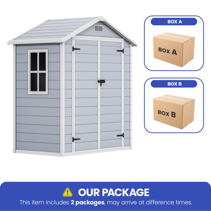 Outdoor Resin Storage Shed