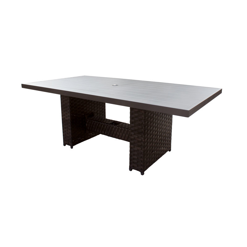 River Brook Metal Top Dining Table