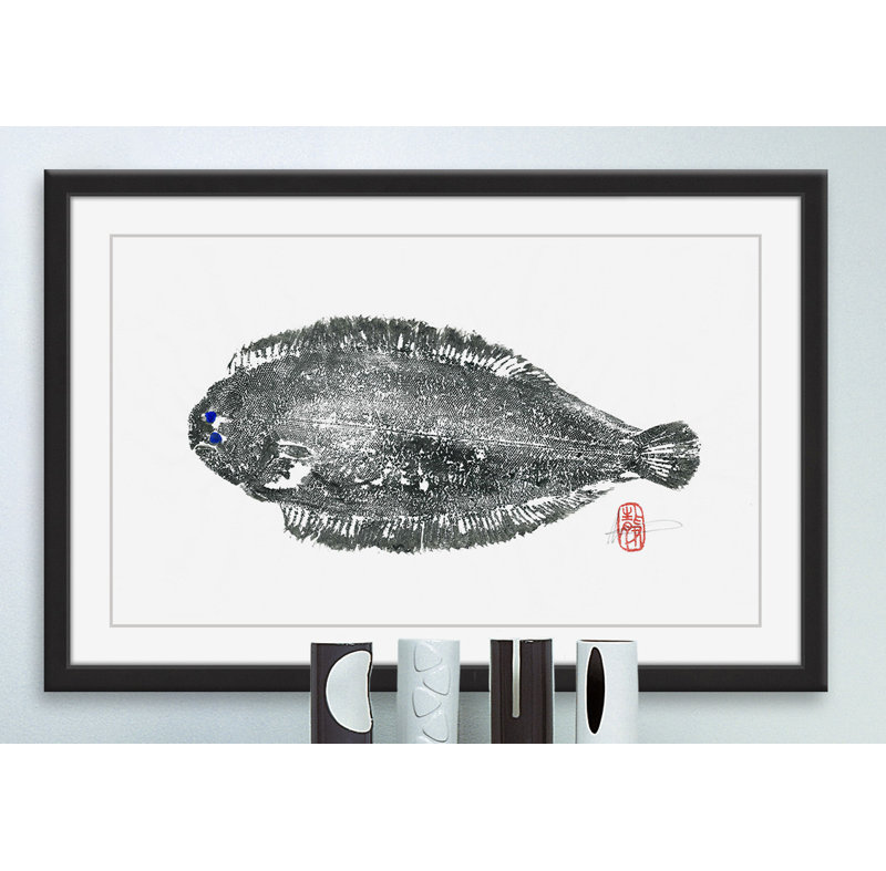 « dover semelle », reproduction d’art encadrée, H 24 po x l 36 po x P 1,5 po