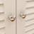 78.7''H X 78'' W White Symmetrical Combination Bookcase With 3-Cabinet And Louvered Doors