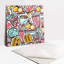 Auset 30 x 30 cm PVC Singular Tile in Blue/Pink
