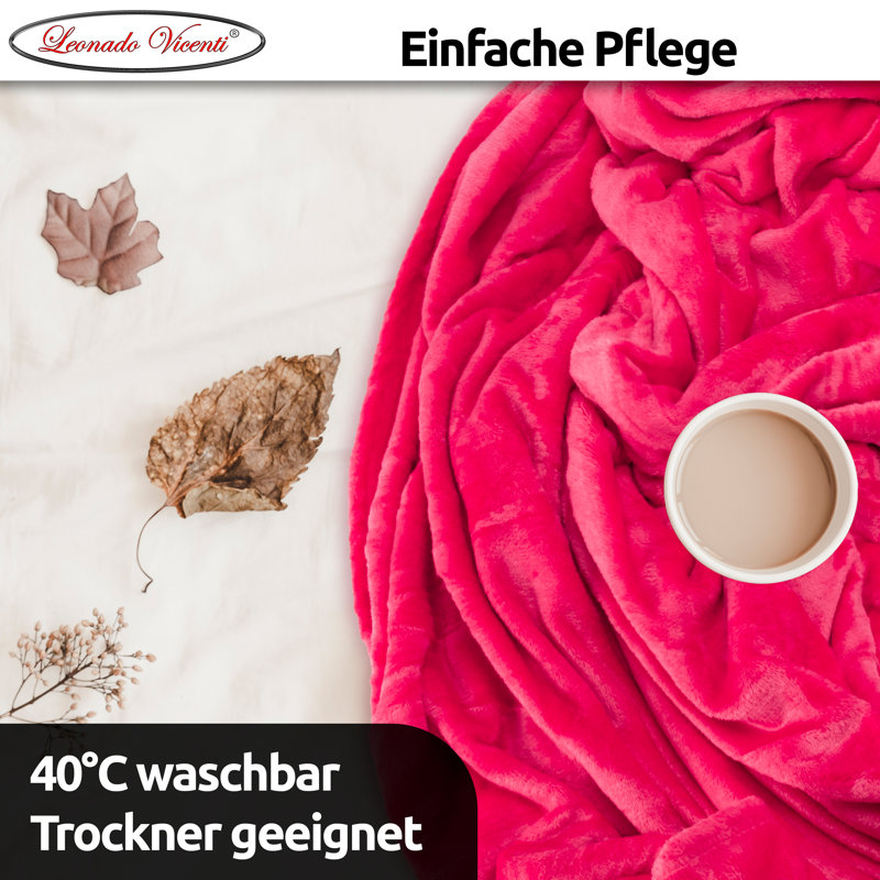 - Throw Blanket, Pink