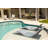 In-Pool and Outdoor Patio Side Table - Use In Water up to 9" Deep or On Patio, All Weather Construction-1991098696-1991098697