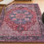 Tapis rouge / noir / bleu Sarok-1107186069