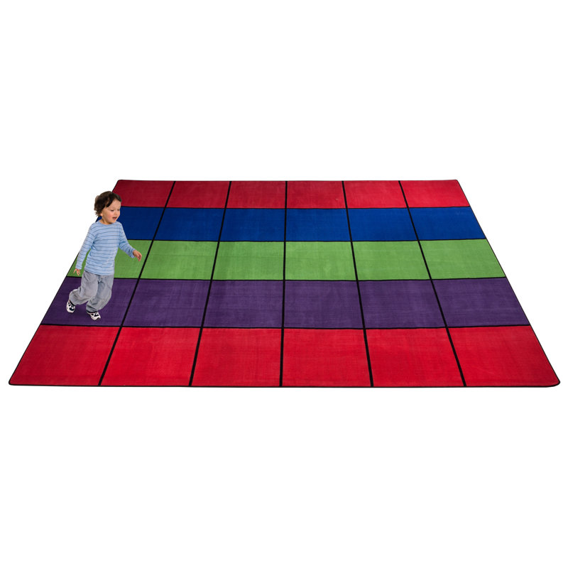 Tapis géométrique KidCarpet, Rectangle 10 pi x 12 pi