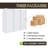 12" Wall-Mounted Bathroom Side Cabinet with Soft Close Doors-1349353163