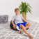 Bean Bag Chair for Kids, Teens, and Adults - Filled with Soft Beads, Includes Removable and Machine Washable Cover - Multiple Colors, Sizes and Fabrics including Soft Nylon & Canvas with Patterns