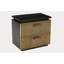 Table de chevet 2 tiroirs de style moderne en bois de manguier et finition