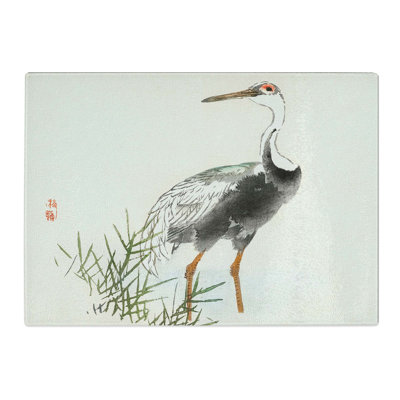 Tempered Glass a Crane Chopping Board