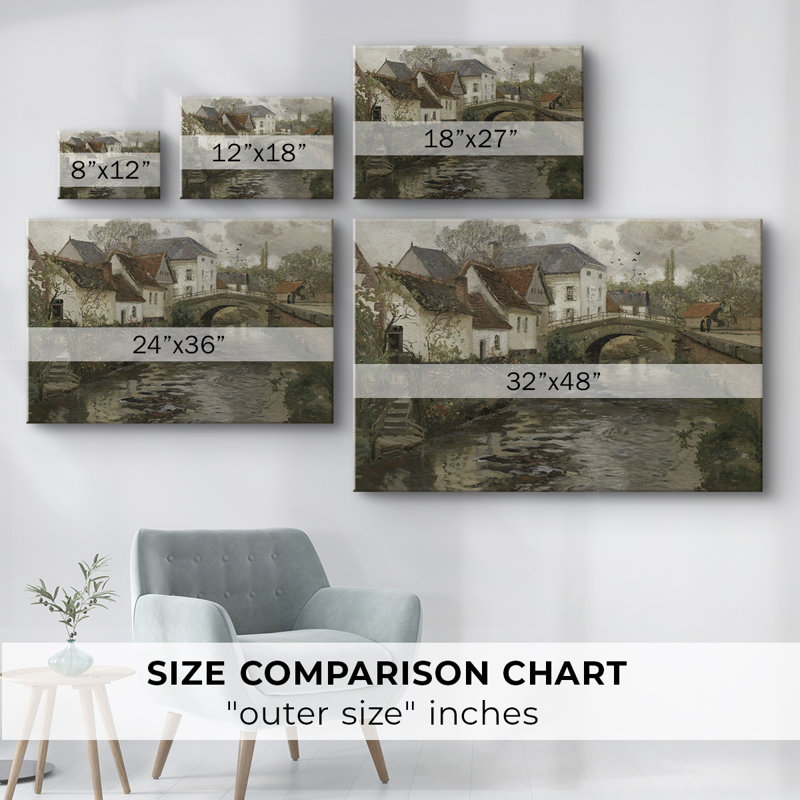 Paysages rétro-DLXVI -Galerie enveloppée Cavas, 40 x 60