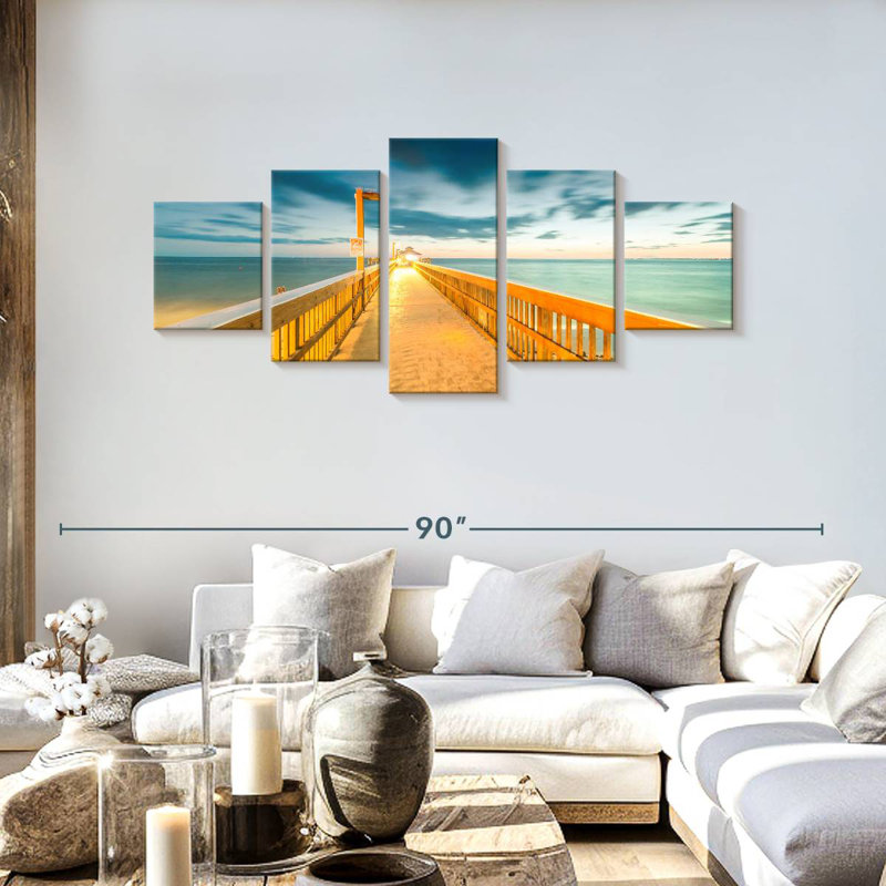Fort Myers Jetty, 30" H x 68" W